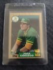 1987 Topps TIFFANY  Jose  Canseco 620  mt
