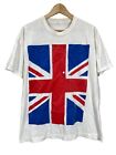Vintage 80's Union Jack British Flag Single Stitch T-Shirt Sz XL