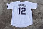 New! Wade Boggs Tampa Bay Devil Rays White Home Baseball Jersey Adult Men's XXXL