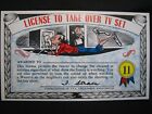 1964 Topps, Nutty Awards, #11 License to Take Over TV Set - Excellent Condition