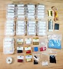 Glass Seed Bead Lot 57 Bags With Containers And Wire Needlework Jewelry Making
