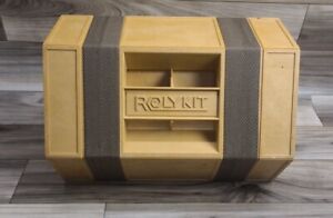 Rolykit Tan Roll Up Storage Box Craft Case Jewelry Sewing Fishing  11
