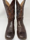 Cody James Mens Western Cowboy Square Toe Leather Boots Size 12D