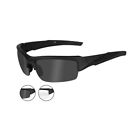 Wiley WX Valor  Tactical/Sport Sunglasses with Black Frame, Clear Lenses Incuded