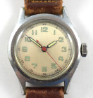 Vintage Swiss Made Avia Watch Co Manual Wind 17J Sweep Second Watch Runs lot.18
