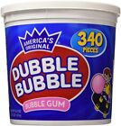 New ListingDubble Bubble Chewing Gum Tub 340 Ct Individually Wrapped Bucket Double 53.9 Oz