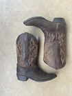 Justin’s Men’s Brown Leather Cowboy Boots 11 EE Style 2551 Fast Shipping