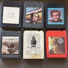 Lot of  6  8 Track Tapes Country Music Willie Merle George Tanya Kris Tom T.
