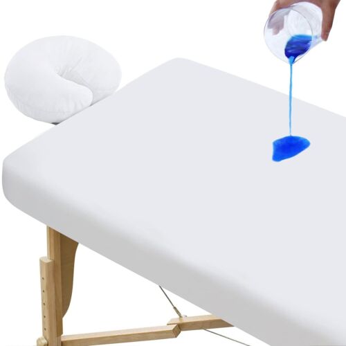 2-Piece Waterproof Massage Table Sheet Set Include Soft Sheet Face Cradle Cover