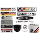 AMG Brabus Aluminum Alloy Car Body Sticker Emblem Badge Decal for Mercedes Benz