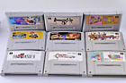 Lot of 9 Super Famicom SFC  Mario Kart & Dragon Quest Final Fantasy SNES Japan
