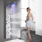 LED Shower Tower Panel Tower Stainless Steel Massage Body Jets Sprayer Sysetm