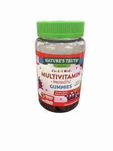 Just 4 Kids Multivitamin Gummies with Probiotics | 60 Count 12/2023