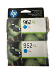 HP 962XL High-Yield Cyan Ink Cartridge, 3JA00AN*Exp Date 10/2025*LOT of 2