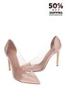 RRP€120 8 Court Shoes US 6 EU 36 UK 3 Heel Partly Transparent Made in Italy