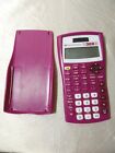 TEXAS INSTRUMENTS TI-30XS IIS  CALCULATOR TESTED PINK W/COVER