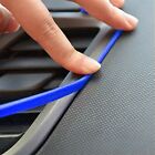 Universal Car Interior Decor Blue Strip Door Edge Panel Gap Trim Car Accessories