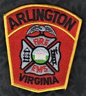 Arlington Virginia Fire Department Patch New Old Stock  Guaranteed Authentic