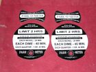 CUSTOM POM PARKING METER TAGS SHOW OFF YOUR FORD CHEVY OLDS RAT ROD OR TEAM