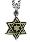 King Baby Sterling Silver Brass Alloy  STAR of DAVID Jewish Curb link Necklace