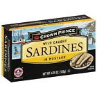 Crown Prince Sardines in Mustard, 4.25-Ounce Cans (Pack of 12)