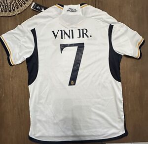 Real Madrid Jersey 23/24 Vini Jr Jersey Adult Large Champions League