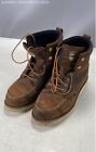 Men's Irish Setter Brown Leather Work Boots, Size 8.5