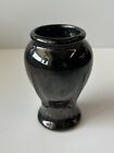 Fulper Pottery 826 Small Black Vase, Stamped