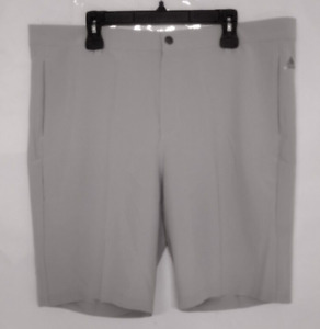 Adidas Men’s ADI ADVANTAGE Light Grey Performance Stretch Golf Shorts Size 40