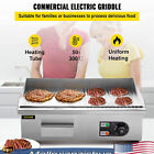 New ListingCommercial Electric Griddle Flat Top Grill 1600W BBQ Hot Plate Grill Countertop