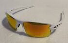Oakley Flak 2.0  Prizm Orange Polarized White Sport Sunglasses OO9188 “ READ”