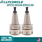 2 Pack ISO30-ER32-50 Collet Chuck Tool Holder G2.5 30K RPM for CNC Router