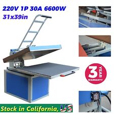 31in x 39in Large Format Manual Hand Force Textile Thermo Transfer Heat Press
