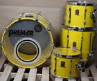 1989 Premier Resonator Drum Set in Deco Yellow
