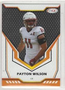 Payton Wilson RC 2024 Sage base #8 NC State Pittsburgh Steelers