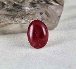 NATURAL RED SPINEL CABOCHON 18X13 MM FANCY 16.12 CARATS GEMSTONE RING PENDANT