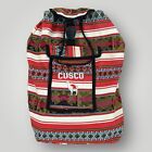 CUSCO Peruvian Woven Backpack Bag Cotton & Alpaca Wool   46/5