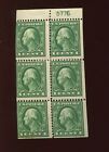 405b Washington Mint Booklet Pane of 6 Stamps  (Stock By 910)