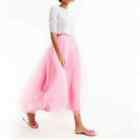 NWT J. Crew Tulle Pale Blush Ballerina Skirt, size 2