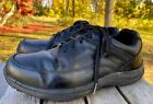 DUNHAM Men's (10.5-4E)”Stephen” Waterproof Oxfords  Walking Shoes Black Leather