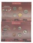 Littleton Coin Co. The Middle East 2 Sets of Coins in Custom Holders