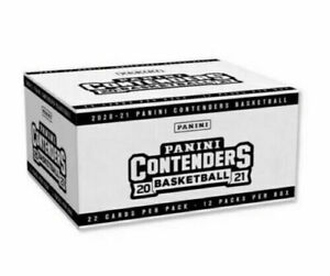NEW 2020-21 NBA Panini Contenders Basketball CELLO BOX 12 Fat Packs (264 Cards)