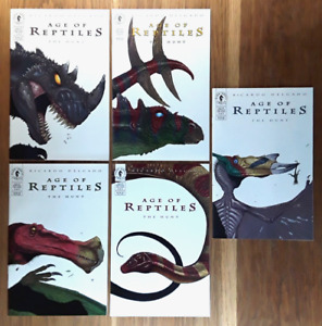 New ListingAge Of Reptiles THE HUNT 1-5 Ricardo DELGADO 1996 Dark Horse Comics