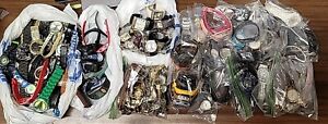 Large Watch Lot Mixed Used 11+Lbs Rotary Guess Casio Timex + Untested WL057