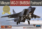 AMK88003 1:48 AMK Mikoyan MIG-31BM/BSM Foxhound with aftermarket extras, masks