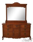 New Listing64020EC: LEXINGTON Victorian Sampler Oak Dresser w. Mirror