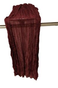 Wedding Party Decoration Table Runner Swag Burgundy Gauze Tulle Organza 10 ' L