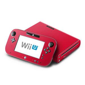 Skin for Wii U Console + Controller - Solid Red - Decal Sticker