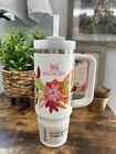 Stanley Mother's Day White 30oz Quencher H2.0 Tumbler - New In Hand LIMITED 2024
