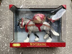 New Breyer Christmas Holiday Horse #700107 Wintersong Othello Draft Shire 2007 2